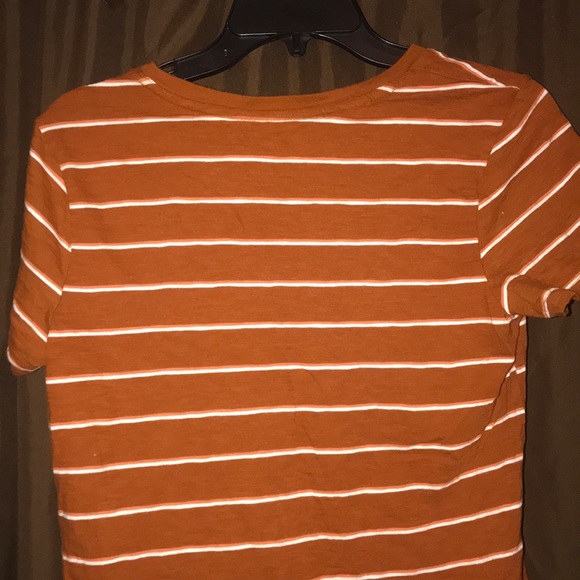 Orange Striped Shirt. - Picture 2 of 2